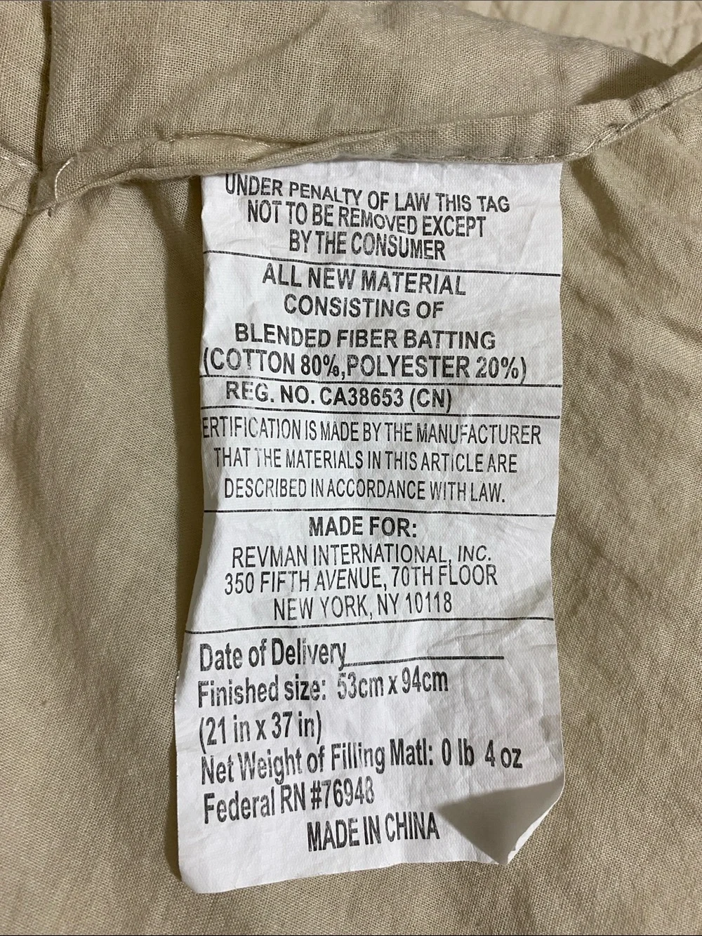 Lot of 2--TOMMY BAHAMA King Size Quilted Pillow Cases